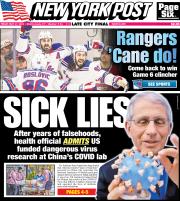 May 17, 2024 New York Post Front Cover